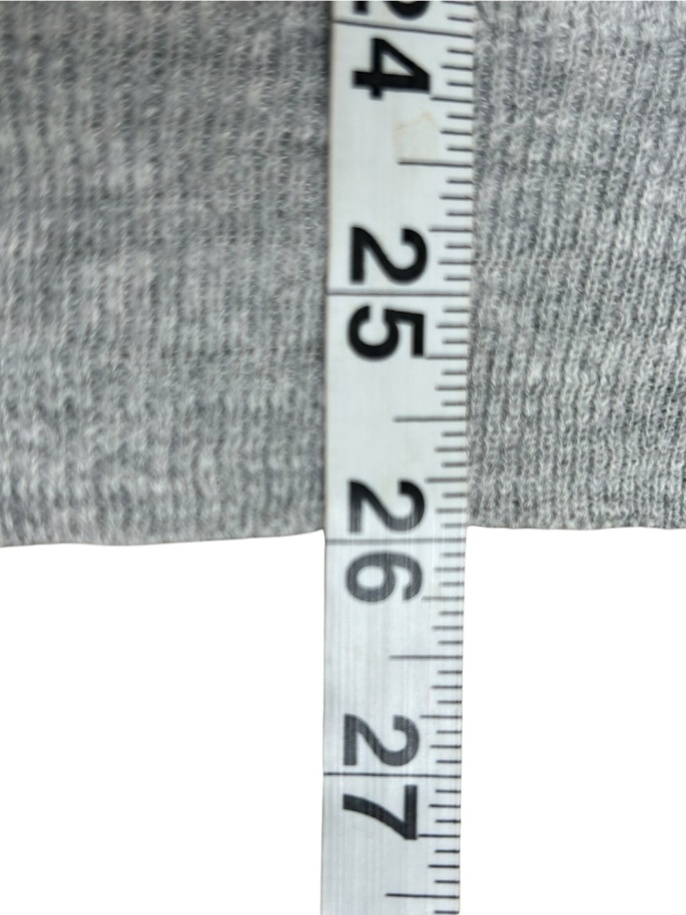 REBECCA TAYLOR Gray Open Knit Pointelle Sweater Sz L Quiet Luxury - Picture 10 of 11